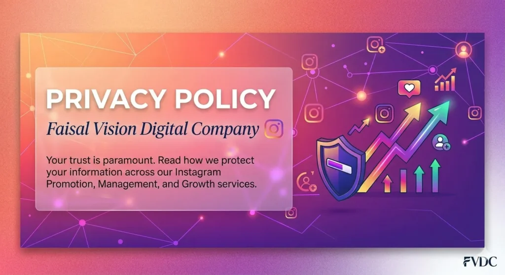 Digital Faisal Company Privacy Policy Banner - Instagram Promotion and Growth Services